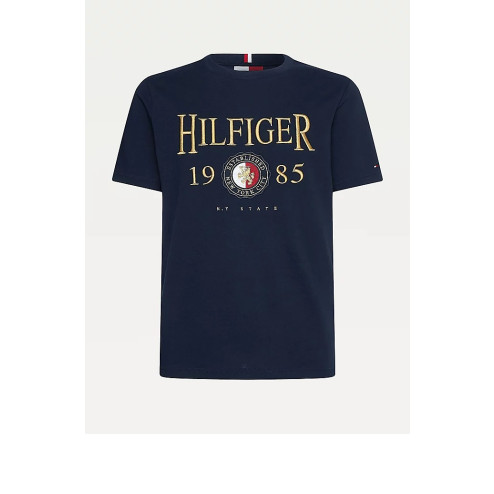 TOMMY HILFIGER - T/shirt con stemma MW0MW22130 DW5