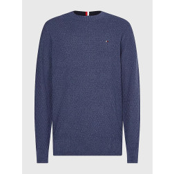 TOMMY HILFIGER - Pullover a nido d'ape MW0MW29035 OGY