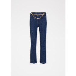 LIU JO - Jeans cropped con gioiello UA3071 D4611 78193