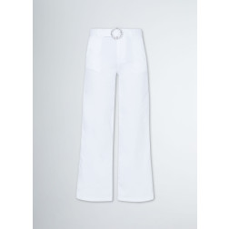 LIU JO - Pantaloni con fibbia gioiello WA3221 T7144 11111