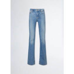 LIU JO - Jeans a vita alta flare UXX043 D4538 78398 BEAT