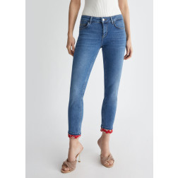 LIU JO - Jeans con risvolto skinny UA4006 D4893 78747 MONROE