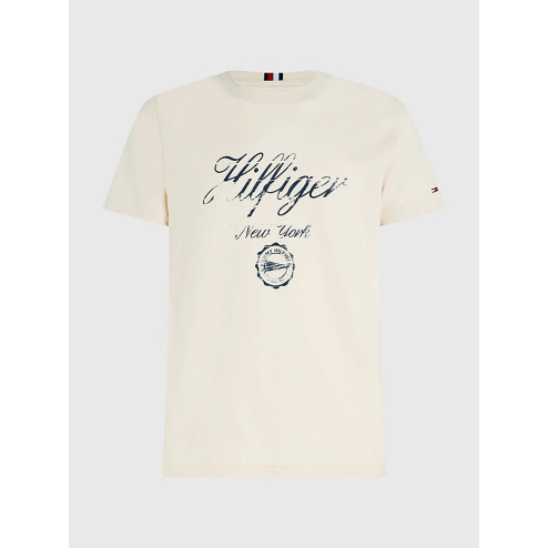 TOMMY HILFIGER - T-shirt slim con logo MW0MW30040 AF6
