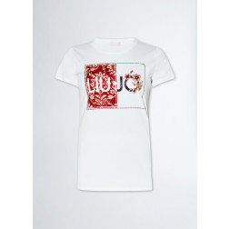 LIU JO - T-shirt stampa persiana MA4340 JS923 N9335