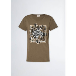 LIU JO - T-shirt stampa zebra MA4336 J5003 N9303