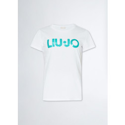 LIU JO - T-shirt con logo MA4322 J5904 N9346