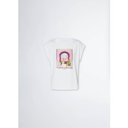 LIU JO - T-shirt stampa Marrakech MA4338 J5003 N9283